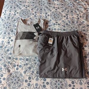 Under Armour Men's Gray Athletic Shorts